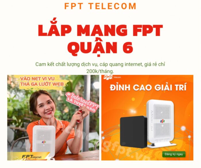 Lắp mạng FPT Quận 6