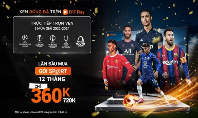 Xem Tivi online Gói thể thao Sport truyền hình FPT