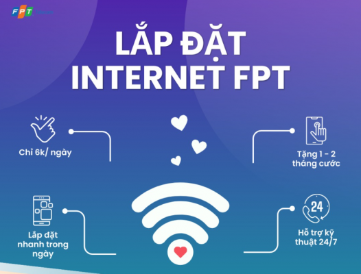 Lắp đặt internet FPT chất lượng cao