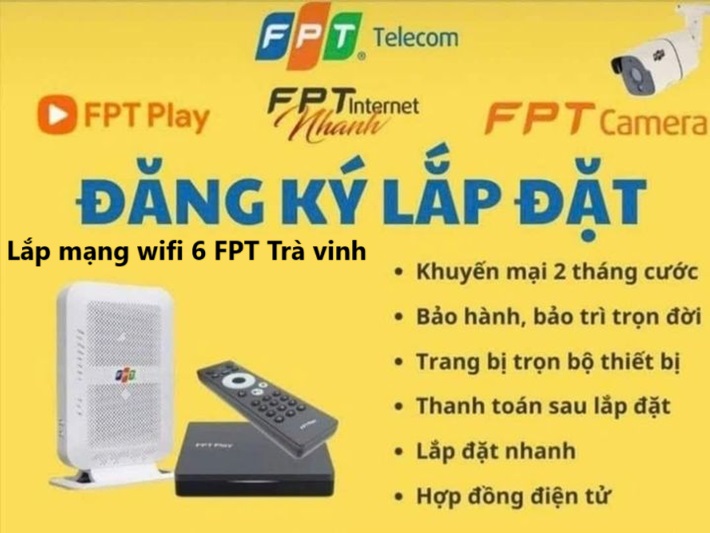 Lắp mạng wifi 6 FPT Trà vinh