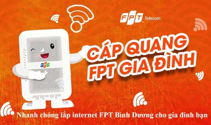 Nhanh chóng lắp internet FPT Bình Dương cho gia đình bạn