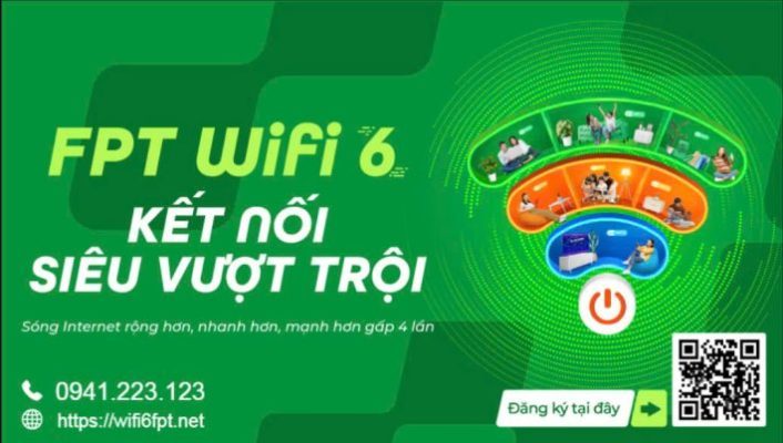 Lắp FPT wifi 6 Công Nghệ Phủ Sóng Toàn Diện Cho Gia Đình