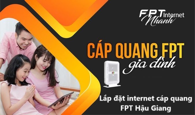 Lắp đặt internet cáp quang FPT Hậu Giang